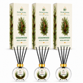 Herbal Aroma Cedarwood Reed Diffuser Set, 3 Pack Home Fragrance Diffusers, 100 mL Each, 300 mL Total, Woody Home Fragrance for Bedroom, Living Room & Office